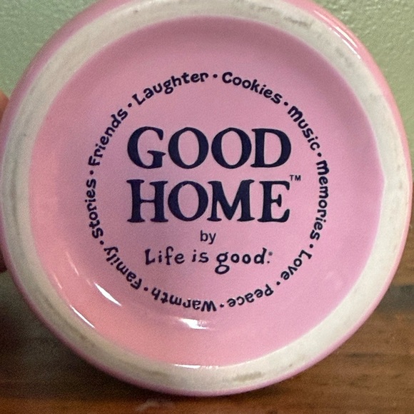 Life Is Good "Kiss Me" Shamrock Coffee Mug Irish Clover ☘️ St Patrick's Day - Picture 4 of 5